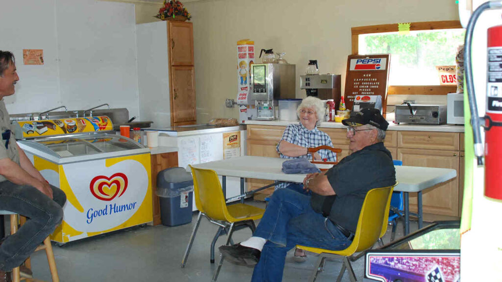 McCaslin Mountain Campground - Snack Bar inside our Camp Store